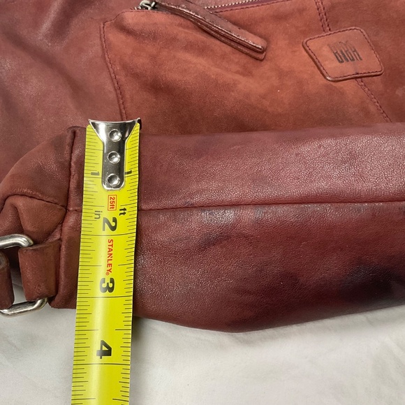 Biba Leather Shoulder Bag Convertible Backpack - Picture 8 of 11